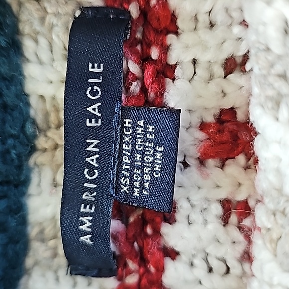 AMERICAN EAGLE | Women's Fair Isle Knit Sweater, Size XS - Picture 4 of 10